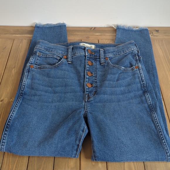 Madewell 10” High Rise Skinny Button Fly Jeans - Picture 6 of 13